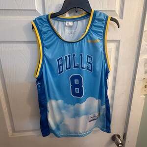 Kick10 Chicago Bulls Zach Lavine Flight Jersey Size Large Basketball Player Bull
